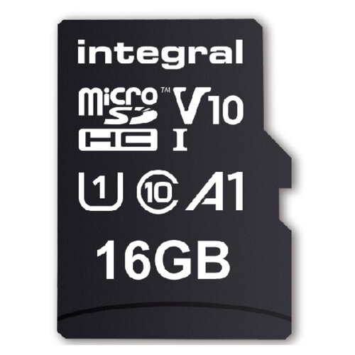 Integral Carte mémoire Integral Micro SDHC V10 16Go