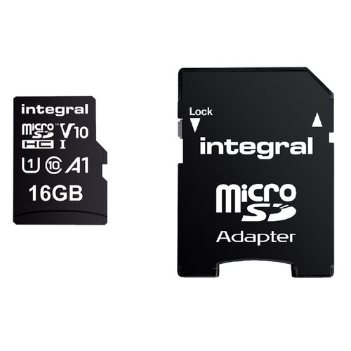 Integral Geheugenkaart Integral microSDHC V10 16GB