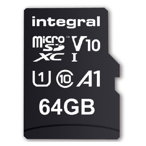 Integral Carte mémoire Integral Micro SDXC V10 64Go