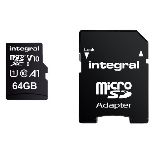 Integral Carte mémoire Integral Micro SDXC V10 64Go