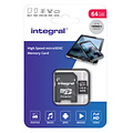 Integral Geheugenkaart Integral microSDXC V10 64GB