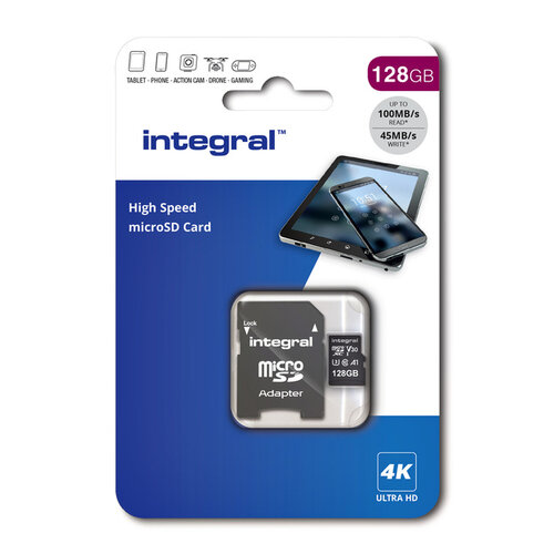 Integral Carte mémoire Integral Micro SDXC 128Go
