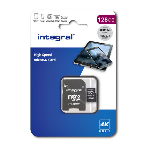 Integral Geheugenkaart Integral microSDXC 128GB