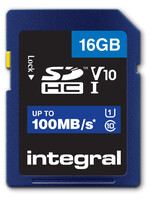 Integral Geheugenkaart Integral SDHC V10 16GB
