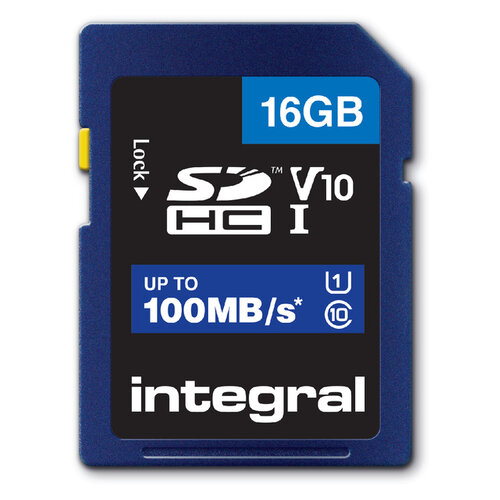 Integral Carte mémoire Integral SDHC V10 16Go
