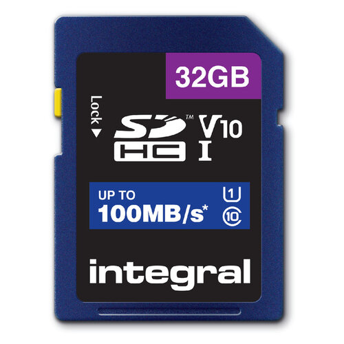 Integral Carte mémoire Integral SDHC V10 32Go