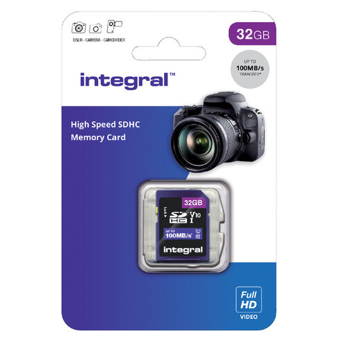 Integral Geheugenkaart Integral SDHC V10 32GB
