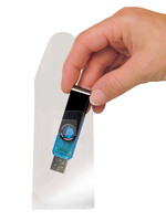 3L Housse USB 3L 52,5x90mm rabat autocollant transparent