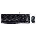 Logitech Toetsenbord Logitech K120 Qwerty +muis zwart