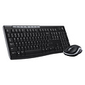 Logitech Clavier Logitech MK270 Azerty + souris noir