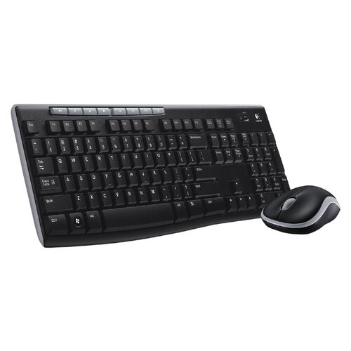 Logitech Toetsenbord Logitech MK270 Azerty +muis zwart