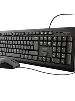 Trust Clavier Trust Primo + souris QWERTY noir