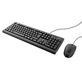 Trust Clavier Trust Primo + souris QWERTY noir