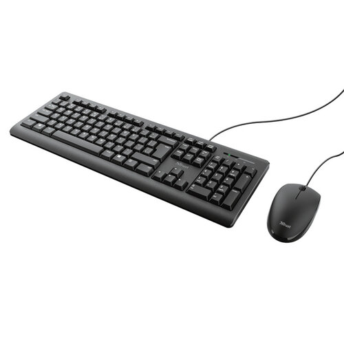 Trust Clavier Trust Primo + souris QWERTY noir