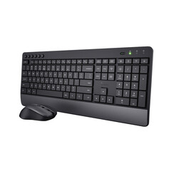 Clavier Trezo Eco Comfort + souris noir