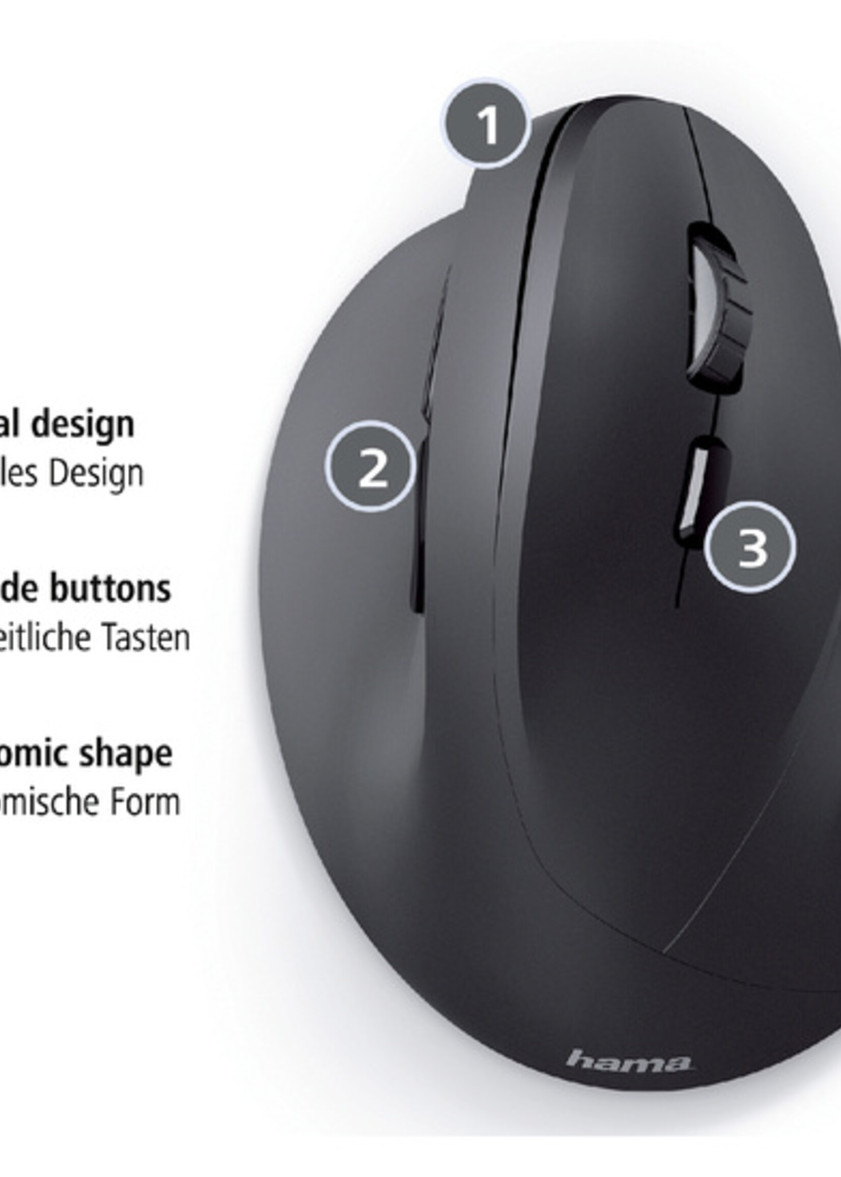Hama Muis Hama EMW-500 optical draadloos zwart