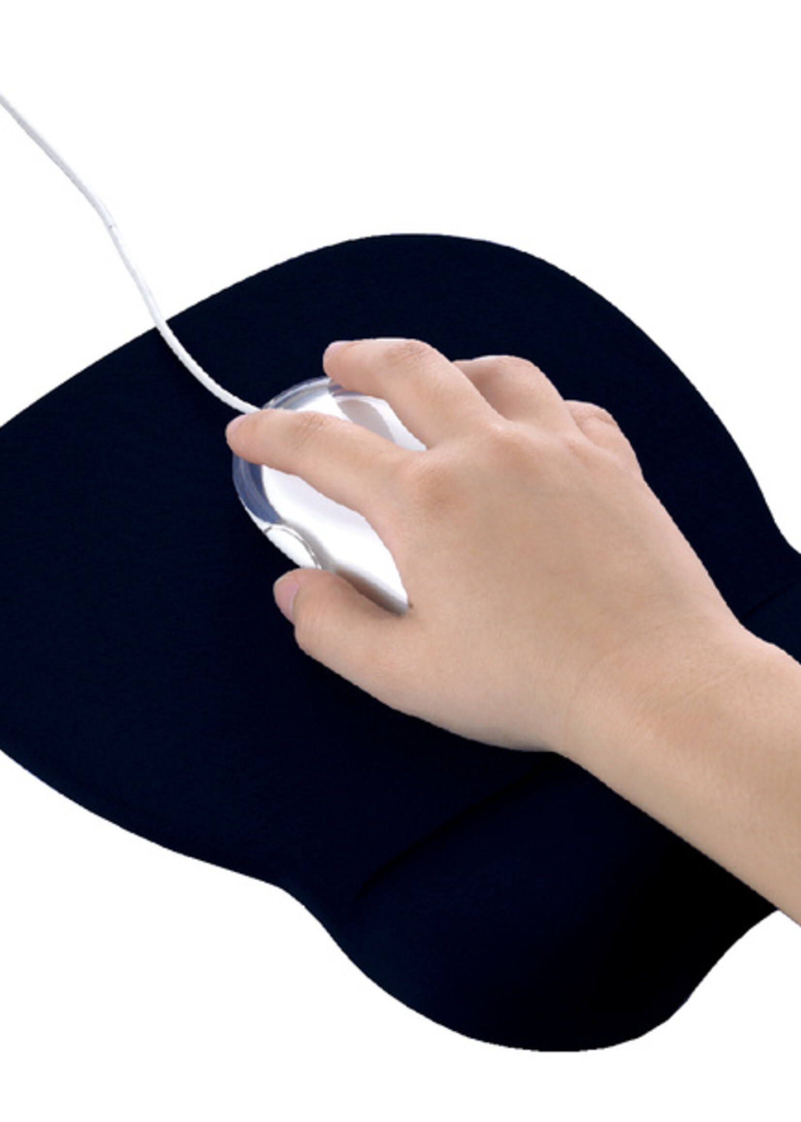 Quantore Tapis souris Quantore avec repose-poignet gel noir