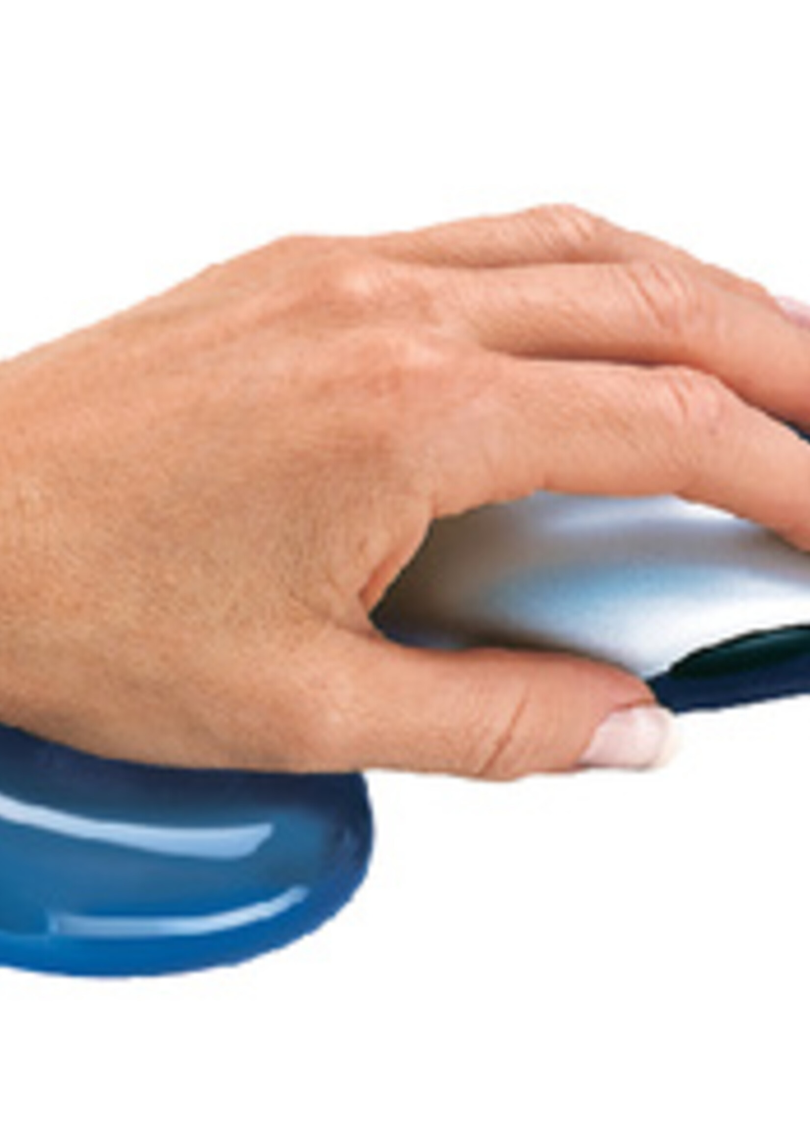 Fellowes Polssteun voor muis Fellowes Crystals gel transparant blauw