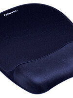 Fellowes Tapis souris avec repose-poignet Fellowes mousse saphir