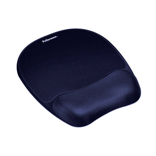 Fellowes Tapis souris avec repose-poignet Fellowes mousse saphir