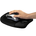 Fellowes Tapis souris avec repose-poignets Fellowes à mémoire de forme noir