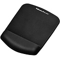 Fellowes Tapis souris avec repose-poignets Fellowes Plush Touch noir