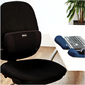 Fellowes Tapis souris avec repose-poignets Fellowes Plush Touch bleu