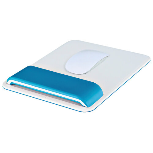 Leitz Tapis souris Leitz WOW Ergo avec repose-poignets réglable bleu