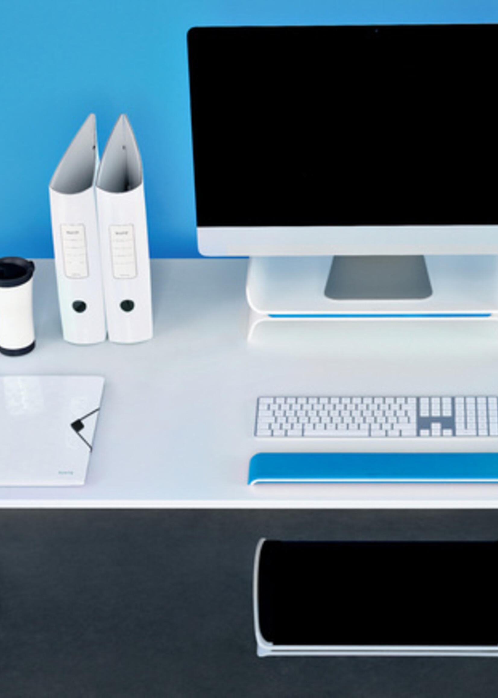 Leitz Repose-poignets Leitz WOW Ergo réglable bleu