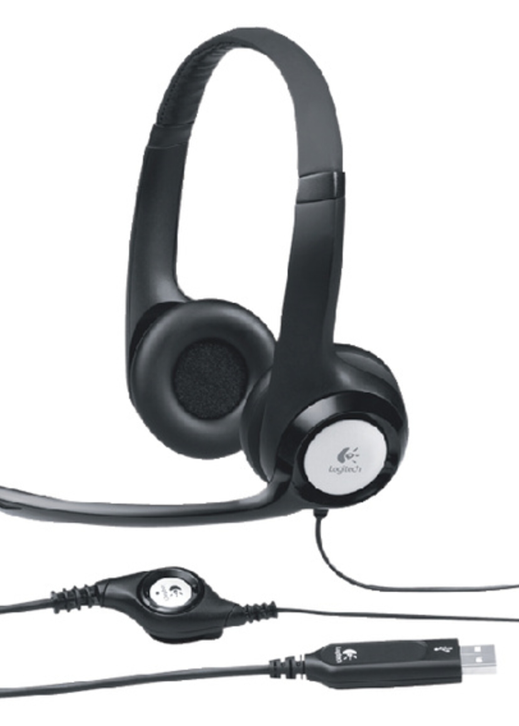 Logitech Headset Logitech H390 Over Ear zwart