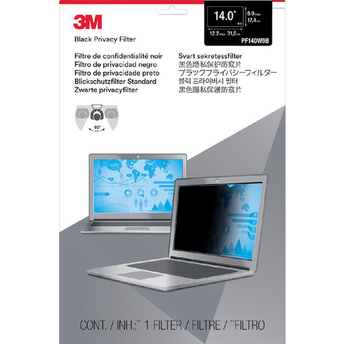 3M Privacy filter 3M 14" breedbeeld 16:9