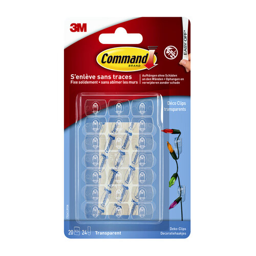 Command Bevestigingsstrip Command 20 deco clips