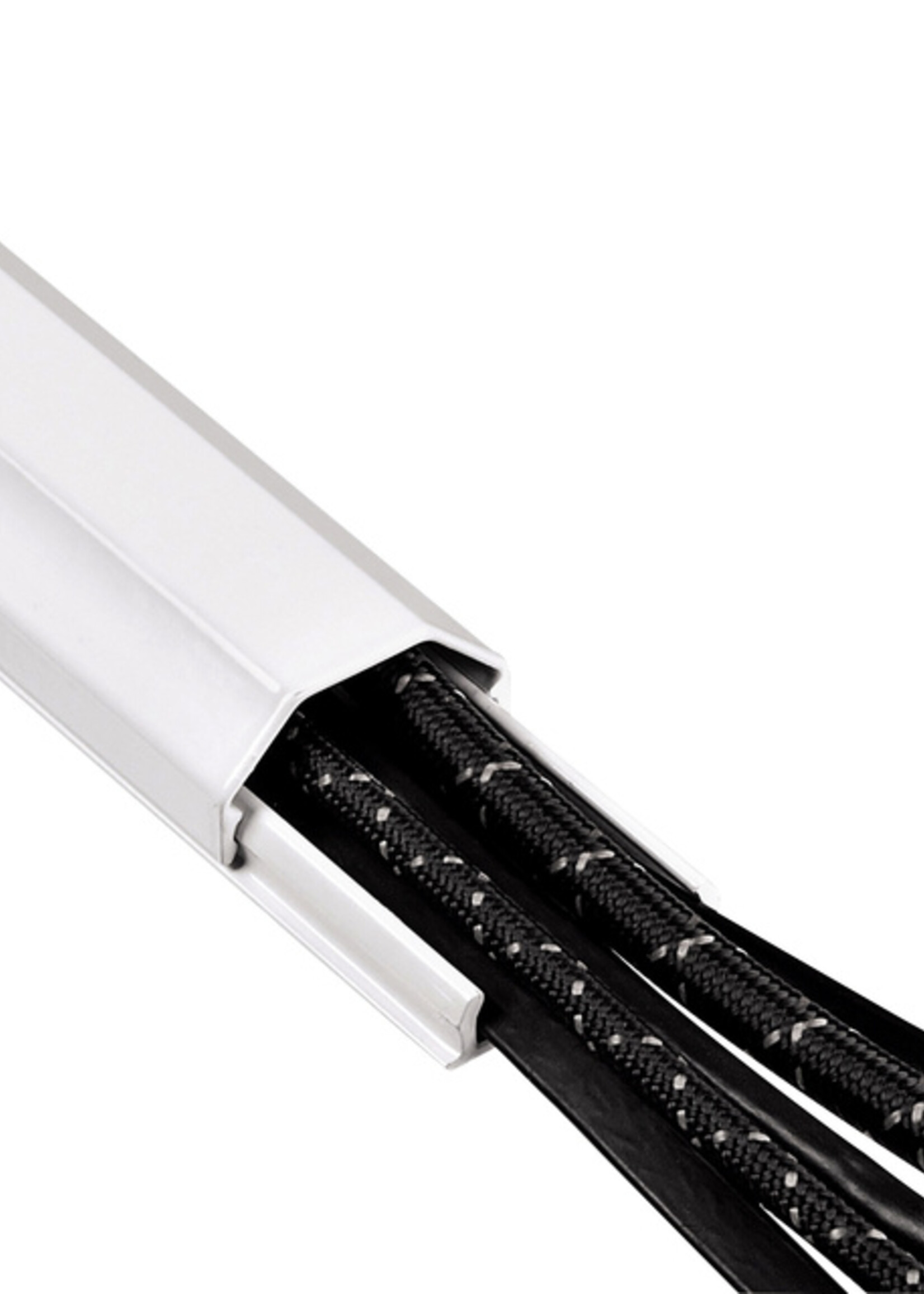 Hama Chemin de câbles Hama angulaire 110/3,3/1,7cm aluminium blanc