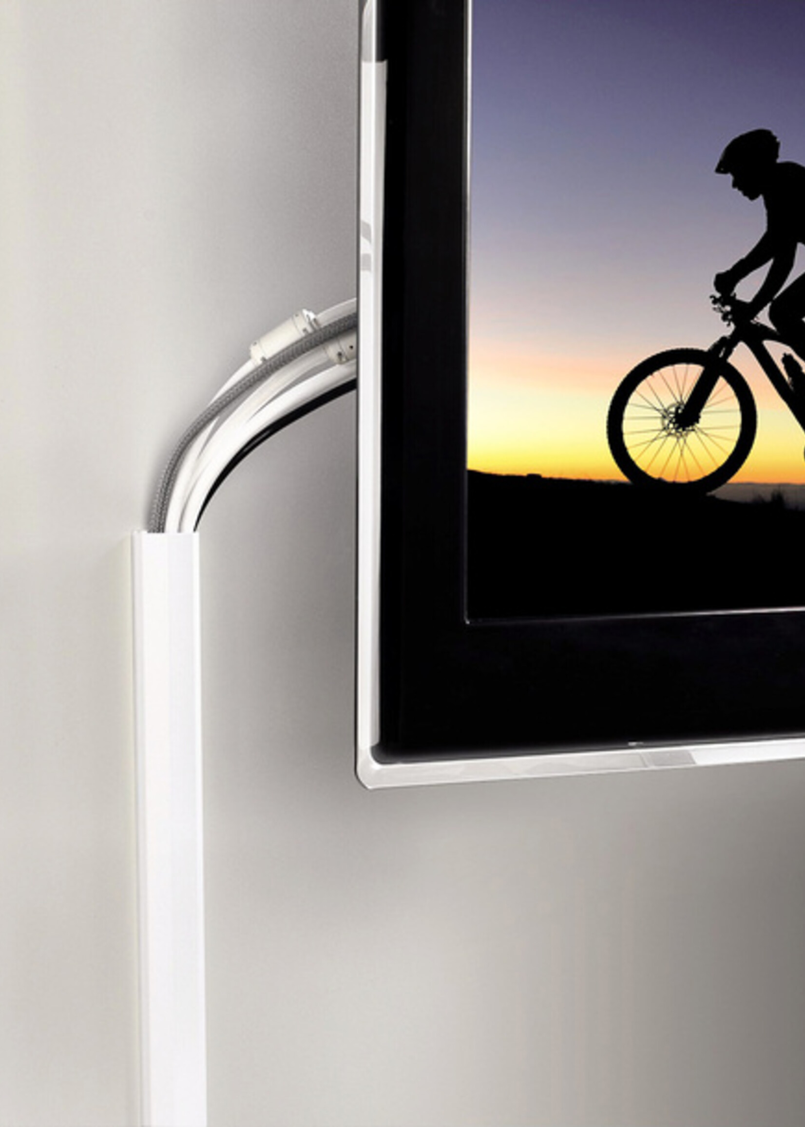 Hama Kabelkanaal Hama hoekig 110/3,3/1,7 cm aluminium wit