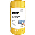 Fellowes Lingettes nettoyantes Fellowes pour écran distributeur 100 pièces