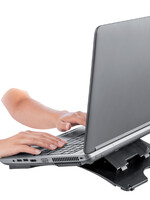 Quantore Laptopstandaard Quantore verstelbaar antraciet