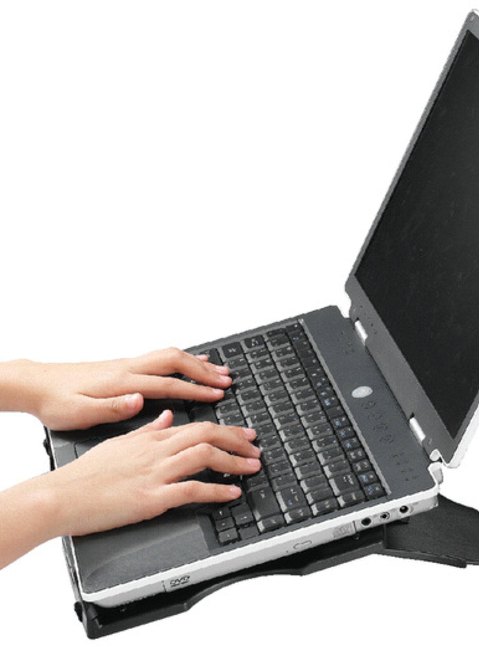 Quantore Laptopstandaard Quantore verstelbaar antraciet