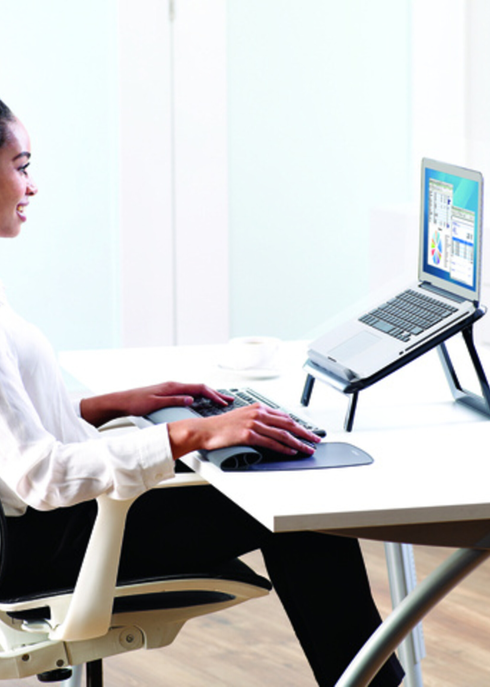 Fellowes Support ordinateur portable Fellowes I-Spire Quick Lift noir