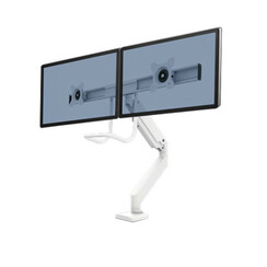 Bras porte-écran double Eppa Crossbar blanc