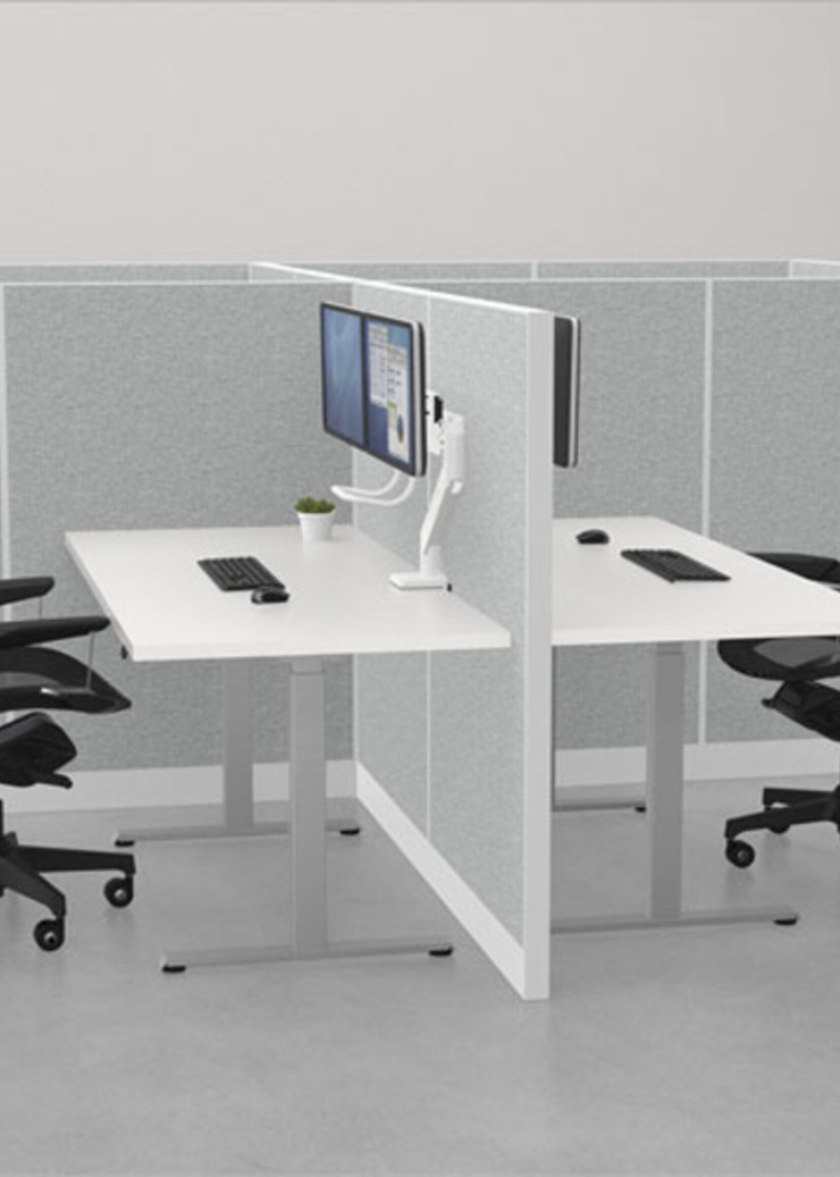 Fellowes Monitorarm Fellowes Eppa Crossbar wit