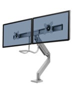 Fellowes Bras porte-écran double Eppa Crossbar argent