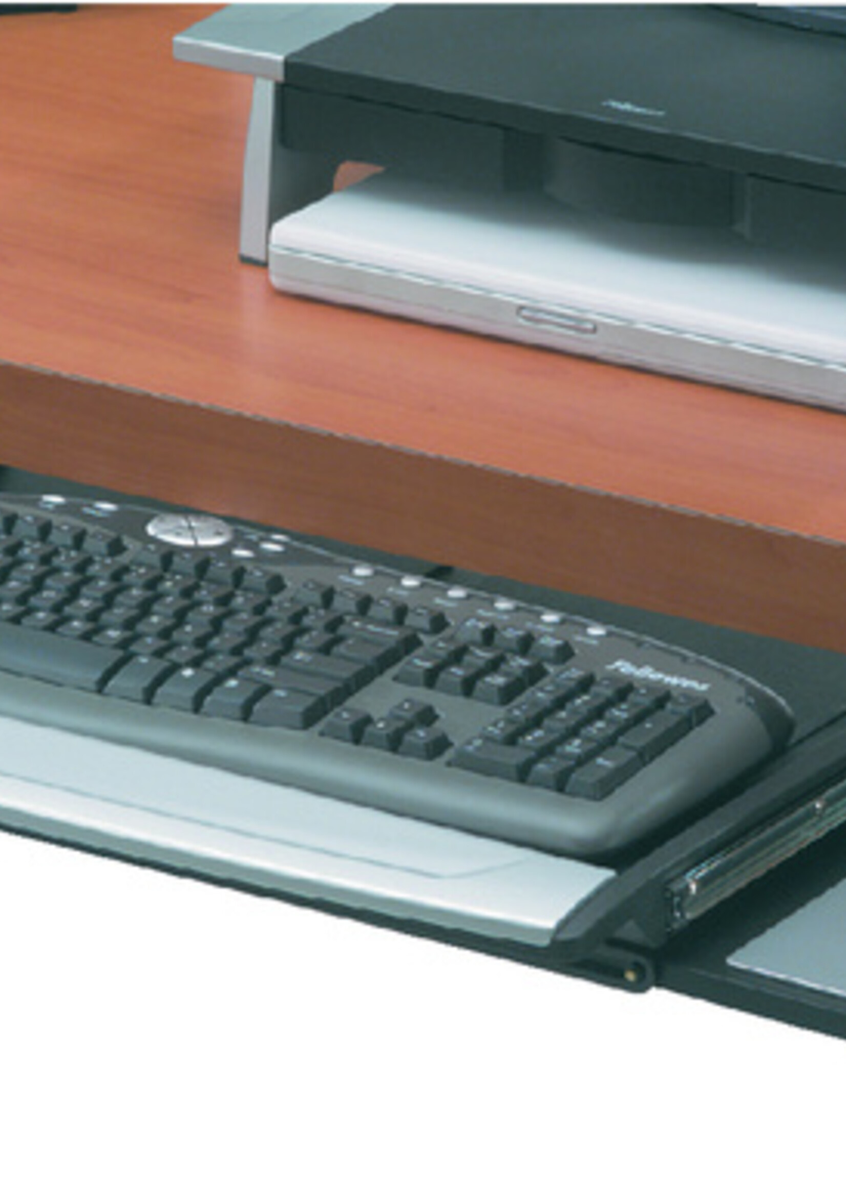 Fellowes Tablette clavier Office Suite + tiroir souris noir/gris