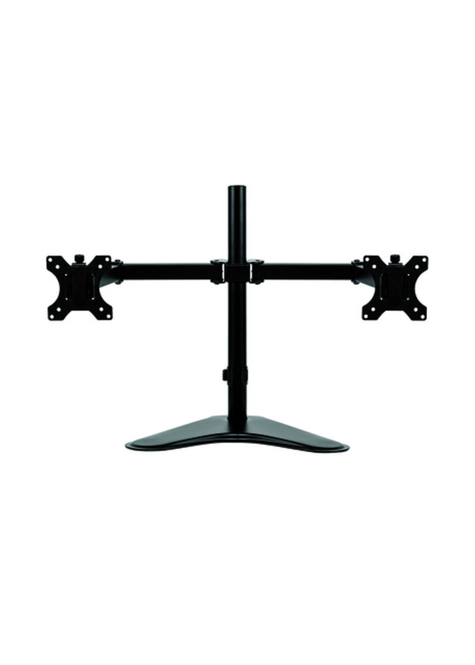 Fellowes Bras écran Fellowes Seasa double horizontal sur pied noir