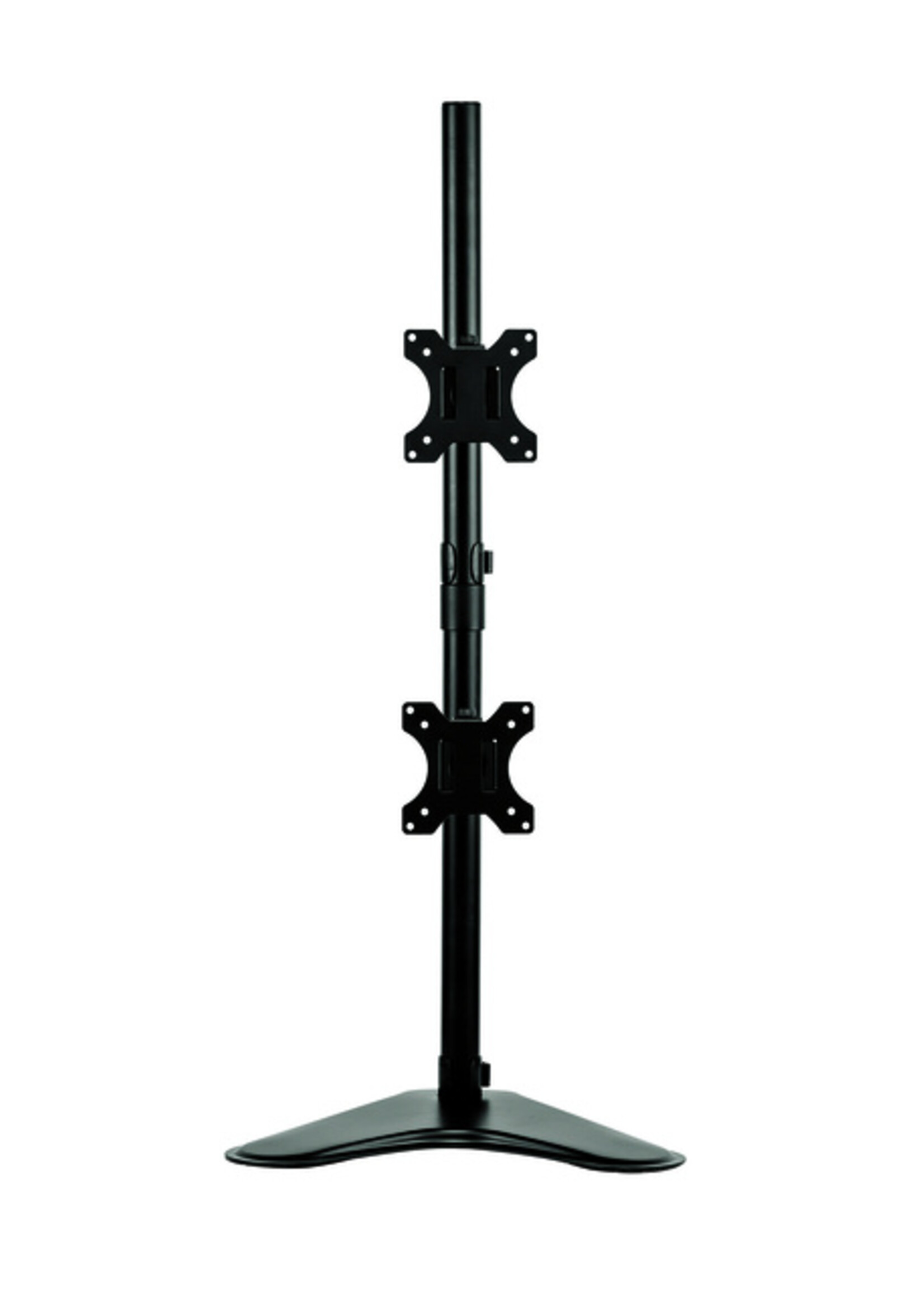 Fellowes Bras écran Fellowes Seasa double vertical sur pied noir