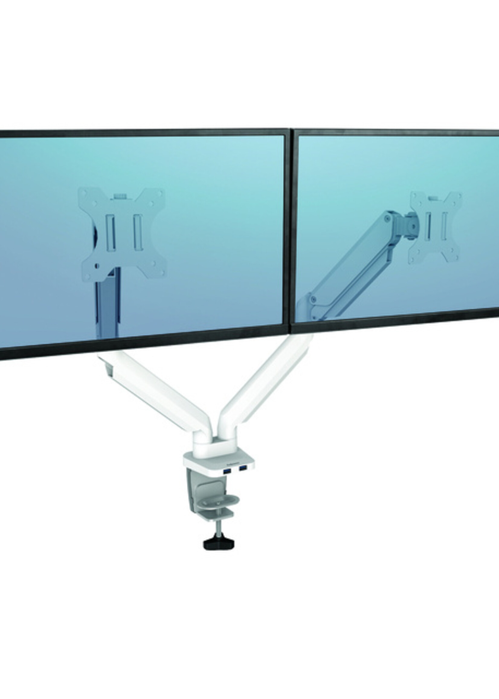 Fellowes Bras écran Fellowes Série Platinum Duo blanc