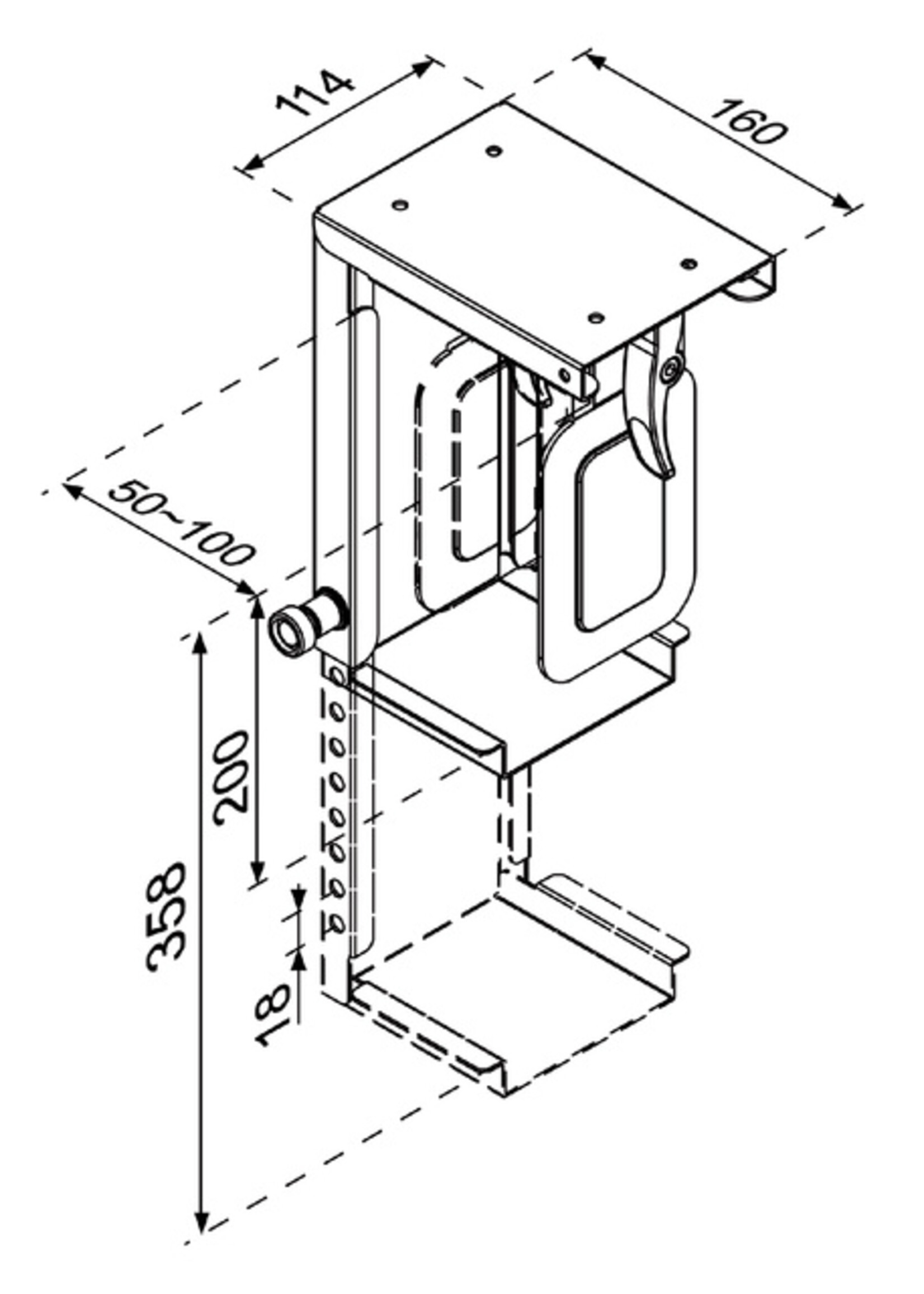 Neomounts by Newstar Support U.C. Neomounts CPU D075 10kg noir