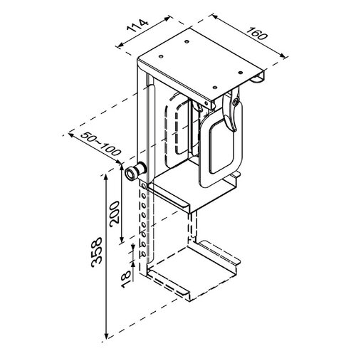 Neomounts by Newstar Support U.C. Neomounts CPU D075 10kg noir