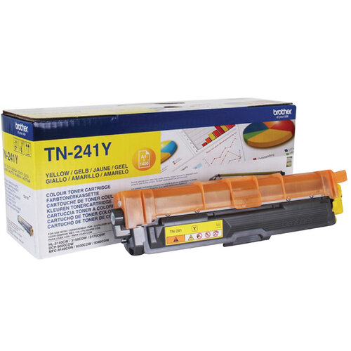 Brother Tonercartridge Brother TN-241Y geel