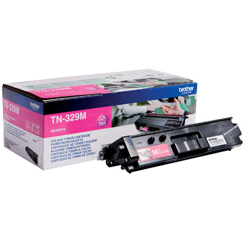 Brother Tonercartridge Brother TN-329M rood