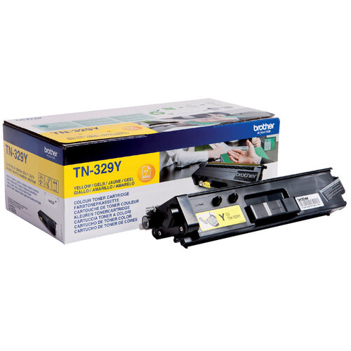 Brother Tonercartridge Brother TN-329Y geel